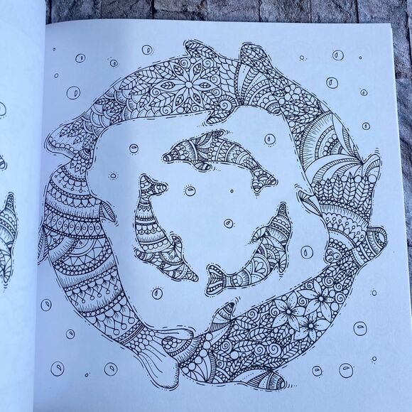 The Magic Path by Colorama Adult Coloring Book Floral Animal Bird Patterns - Picture 6 of 10